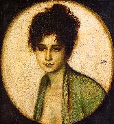 Franz von Stuck Portrait of Frau Feez oil painting artist